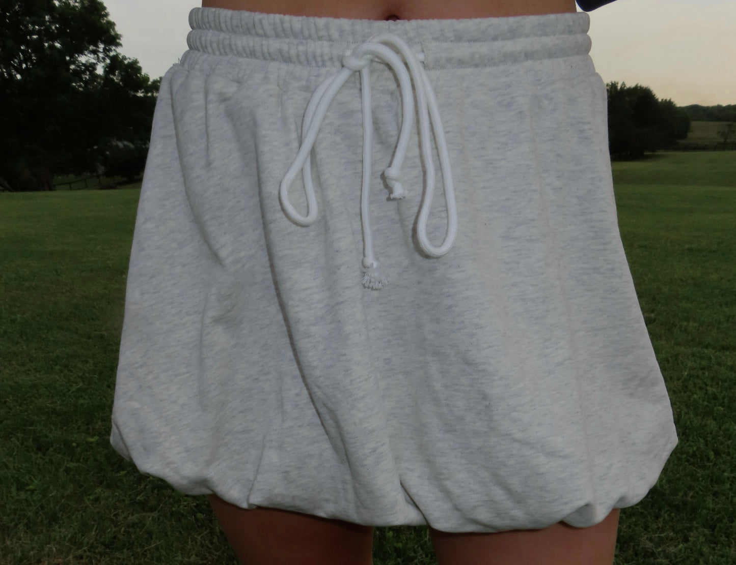 Gray Bubble Skirt