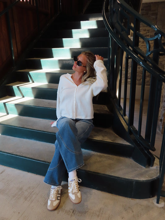 Winnie White Cardigan