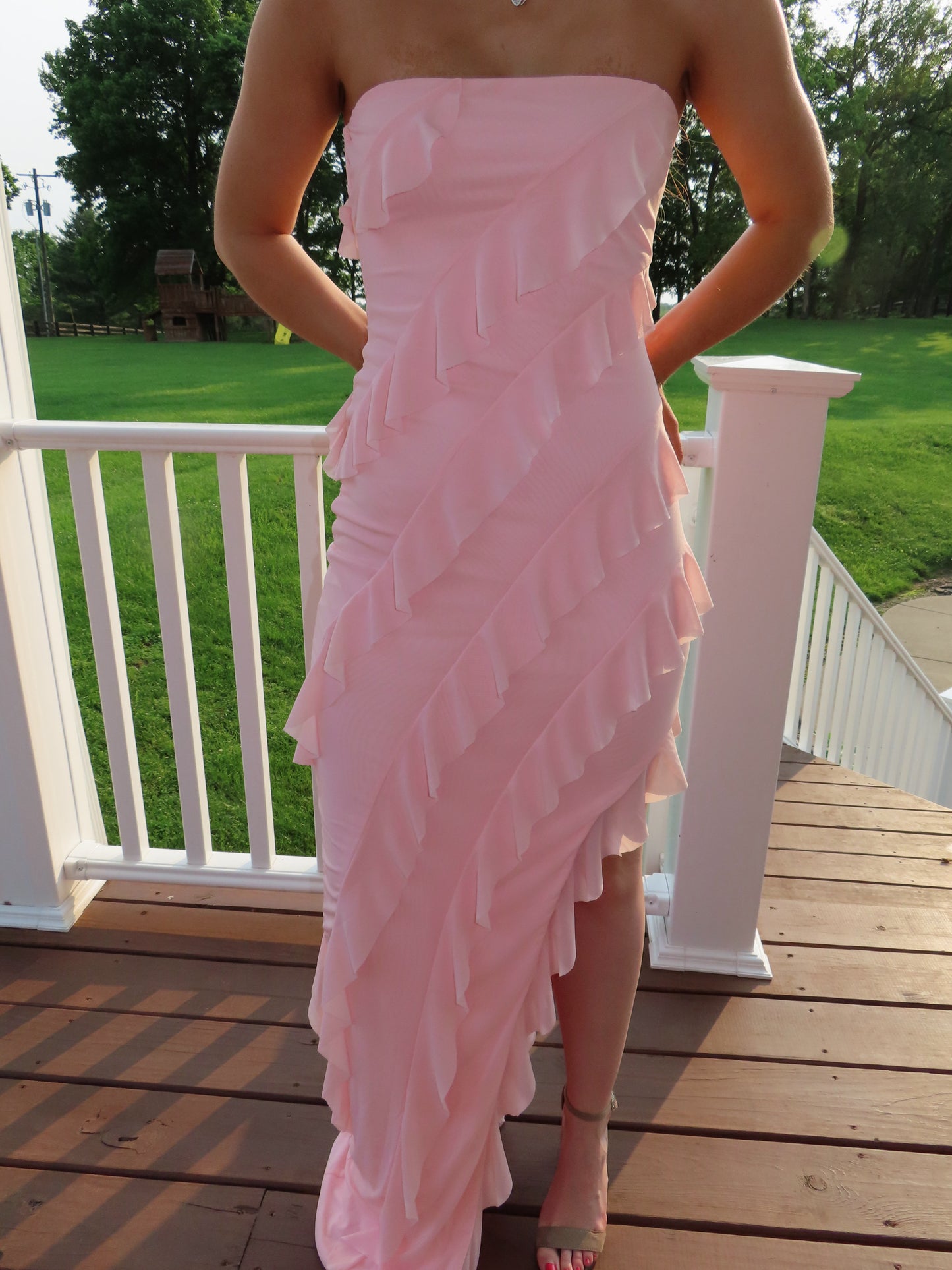 Bethany Ruffled Maxi Dress