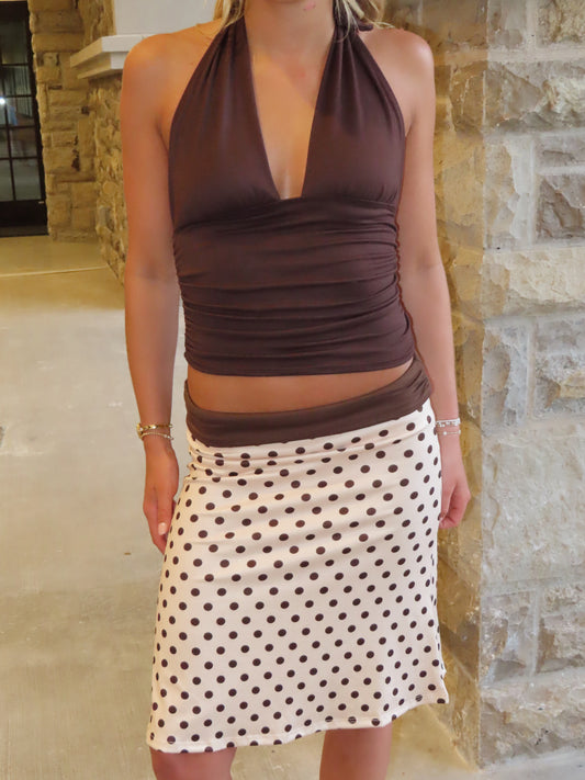 Emerson Brown Polka Dot Set