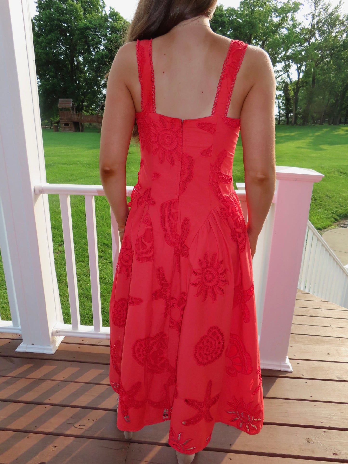 Sadie Maxi Chili Cutout Dress