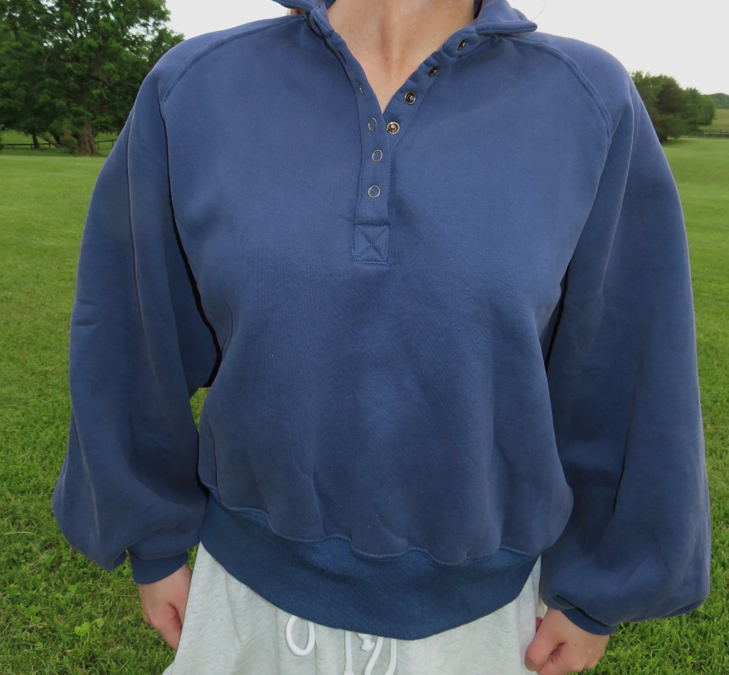Snap Button Pullover