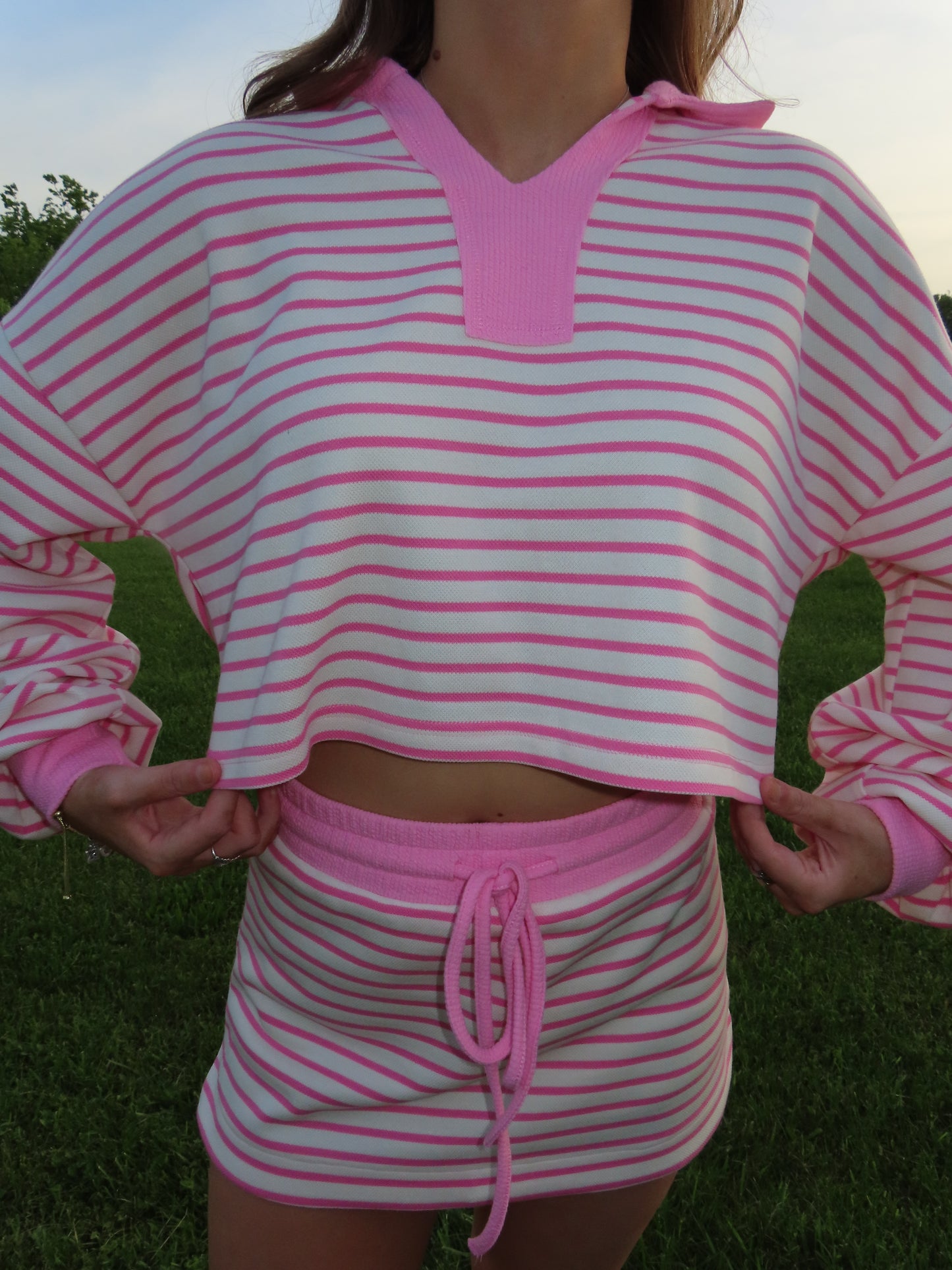 Striped Tie Set
