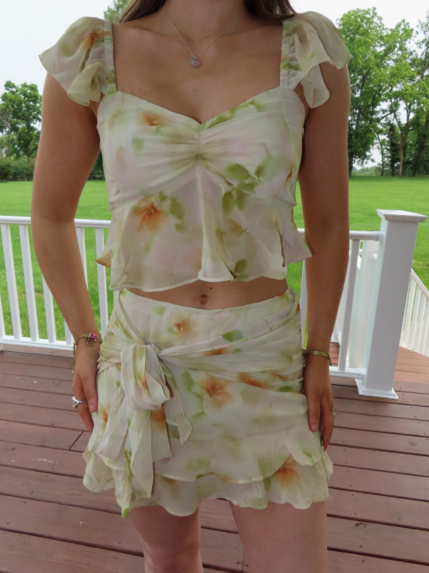 Floral Tie Set