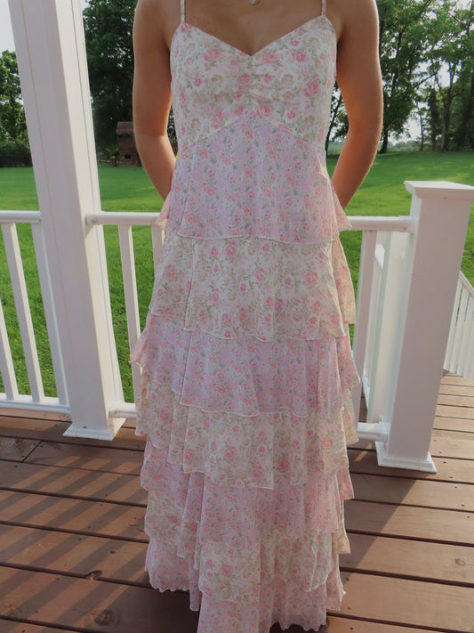 Eloise Floral Tiered Maxi Dress