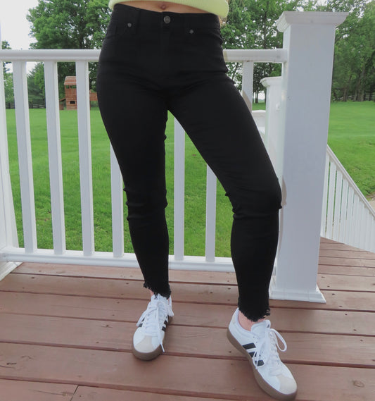 High Rise Black Jean