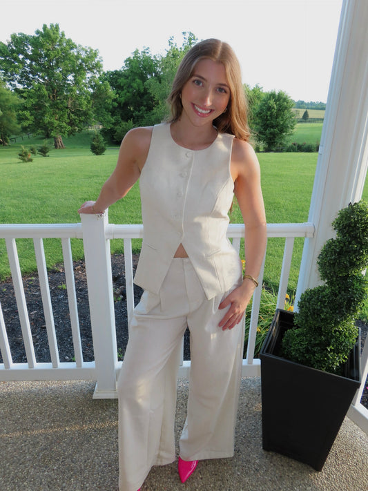 Linen Vest