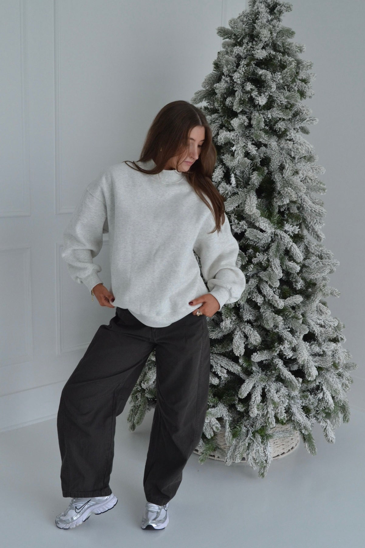 Sienna Mock Sweatshirt