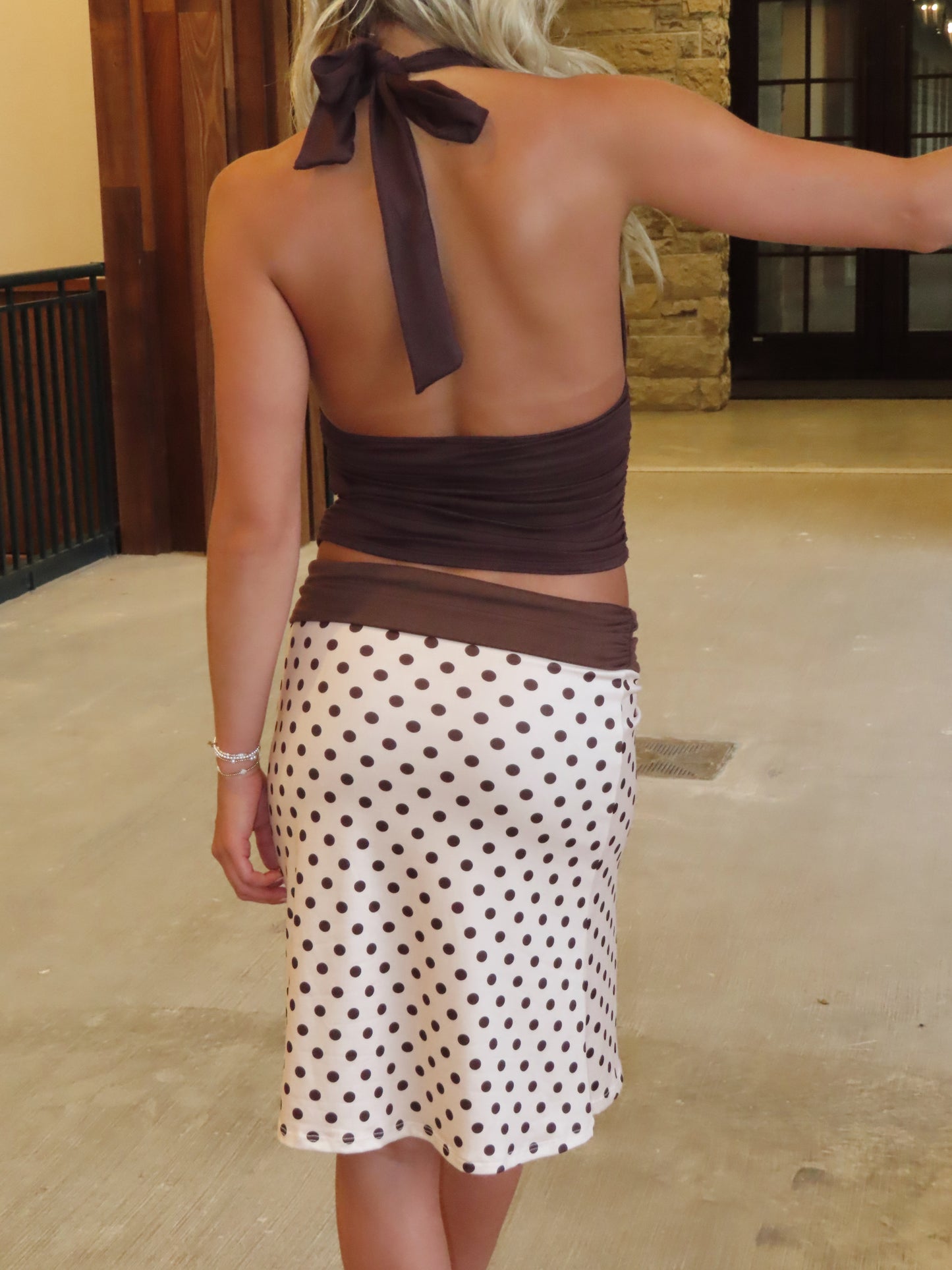 Emerson Brown Polka Dot Set